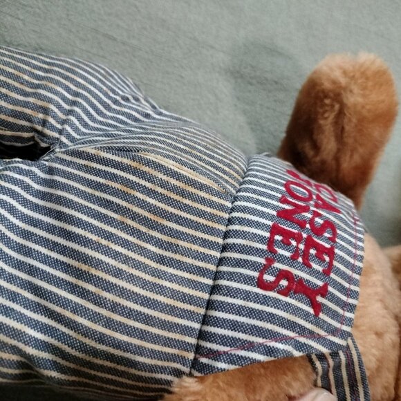 Vintage Knickerbocker Casey Jones Plush  Animals of Distinction Train Conductor - Picture 2 of 9